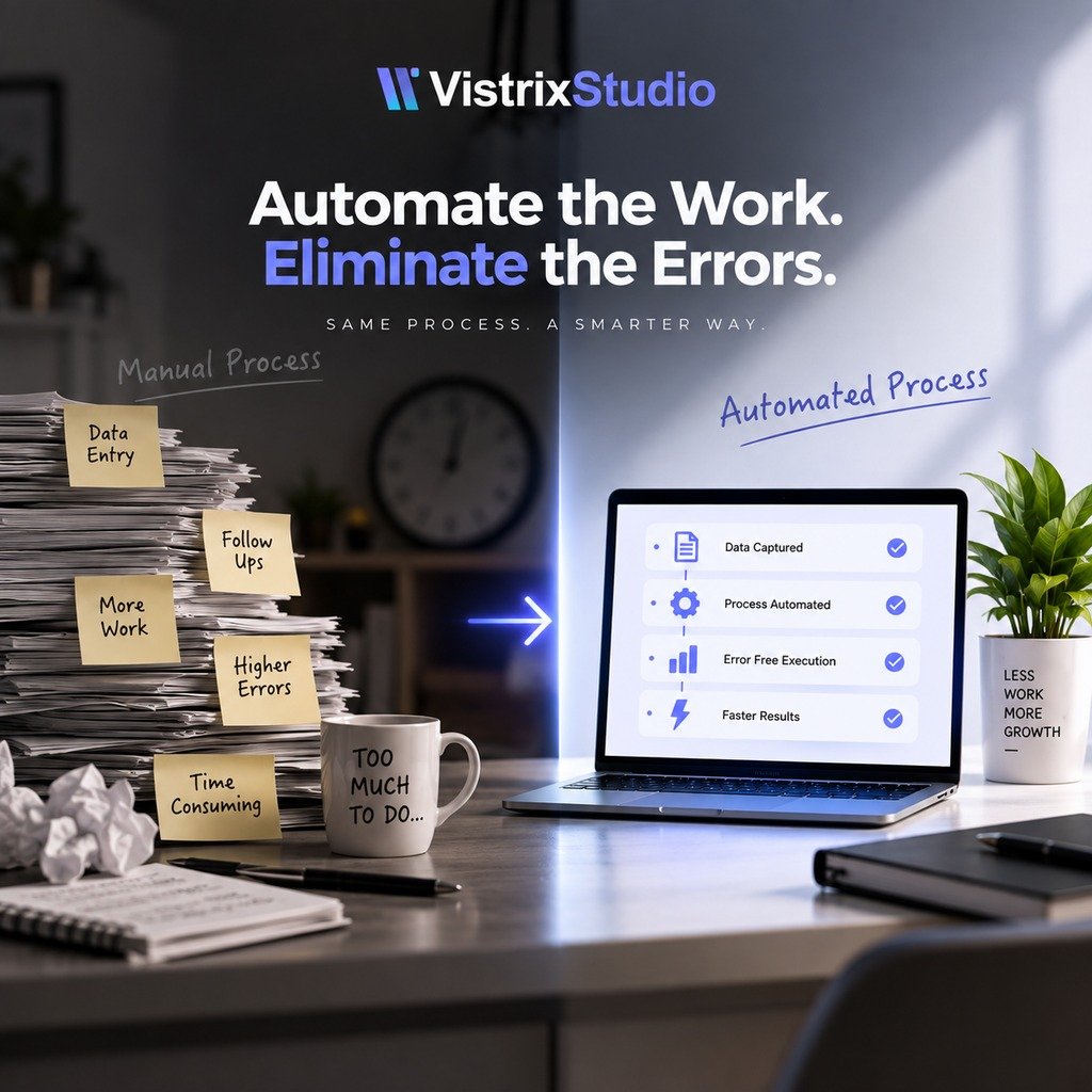 Manual process versus automated process for a small business